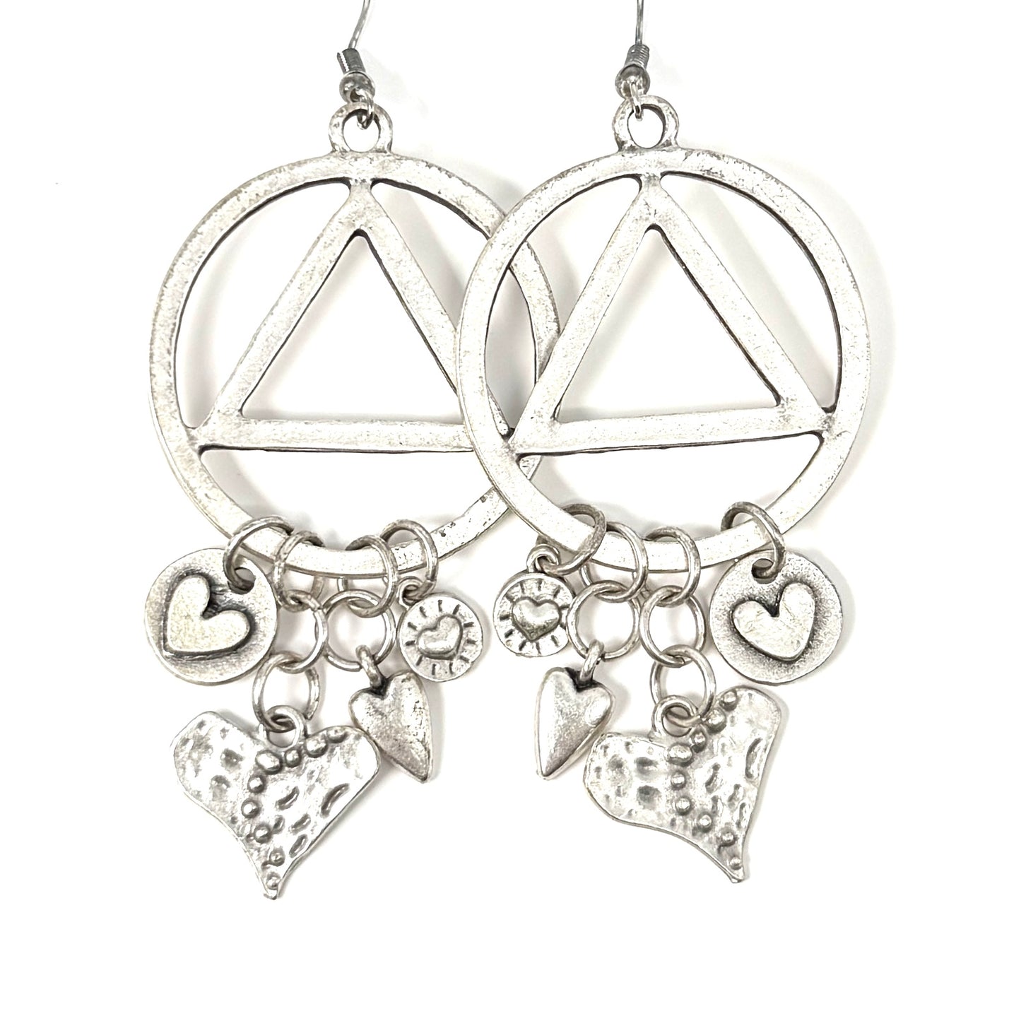 Large Unity Heart Dangles