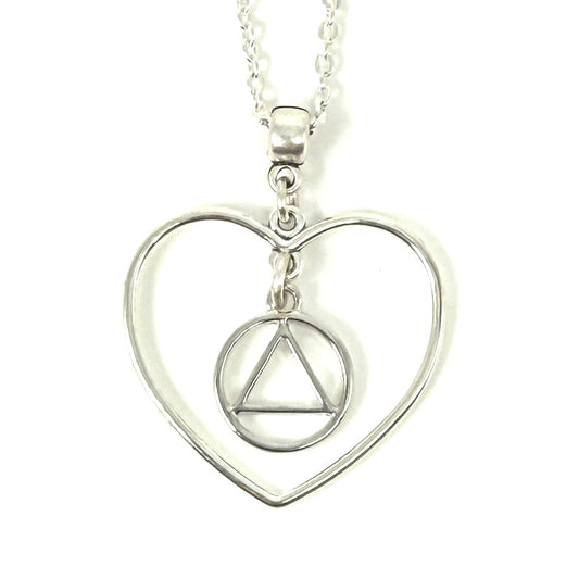Heart Pendant Link Chain