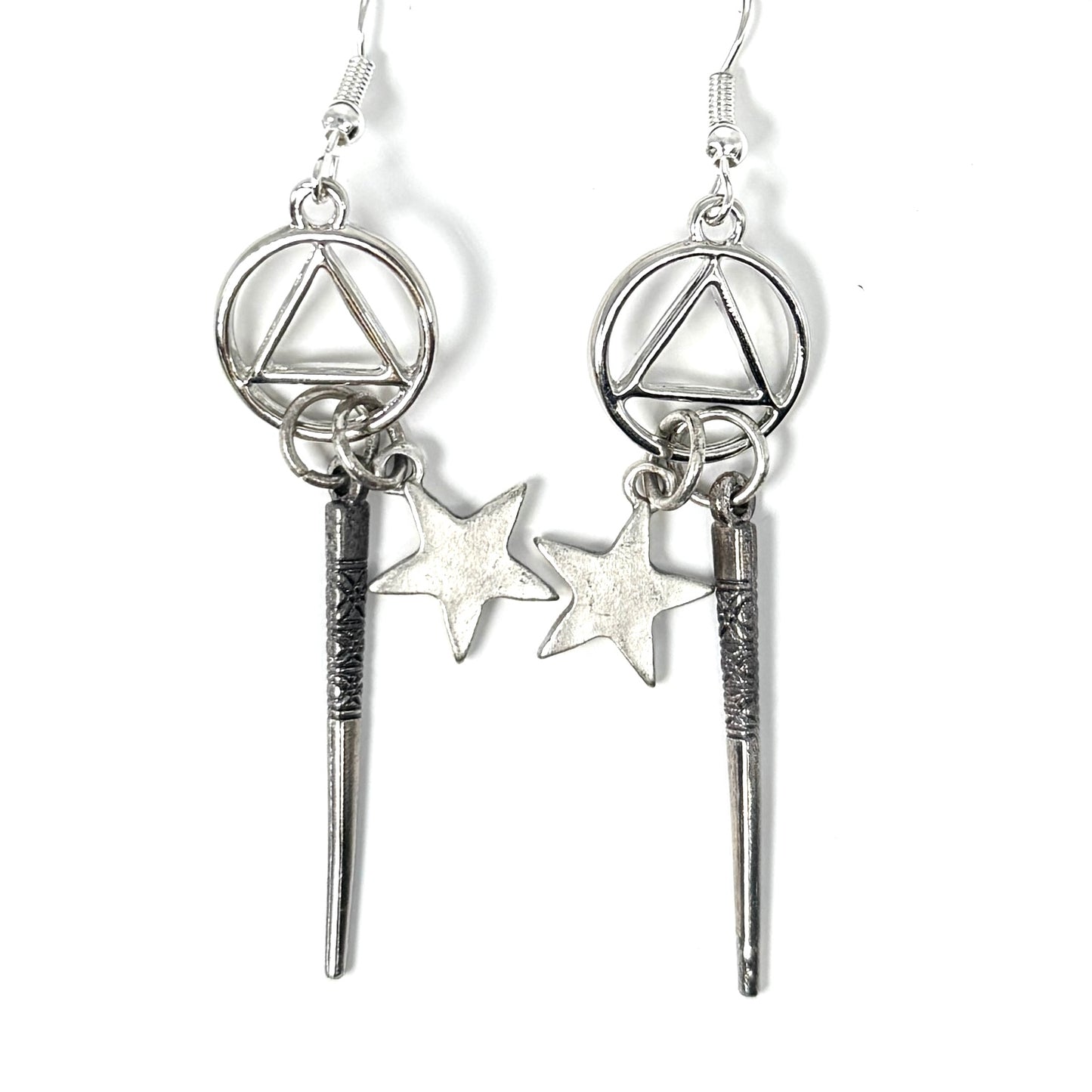 Tribal Star Earrings