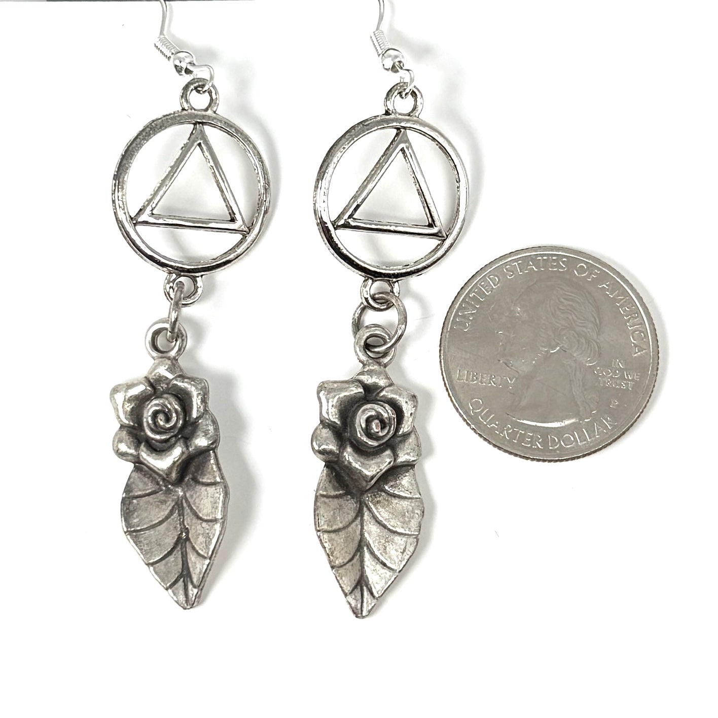 Rose Drop Earrings