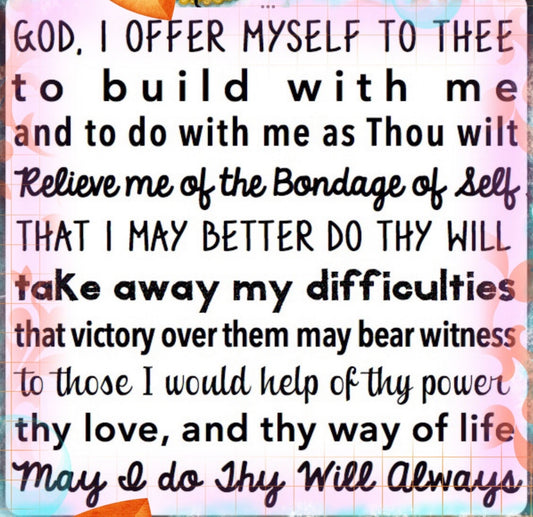 “3rd Step Prayer”