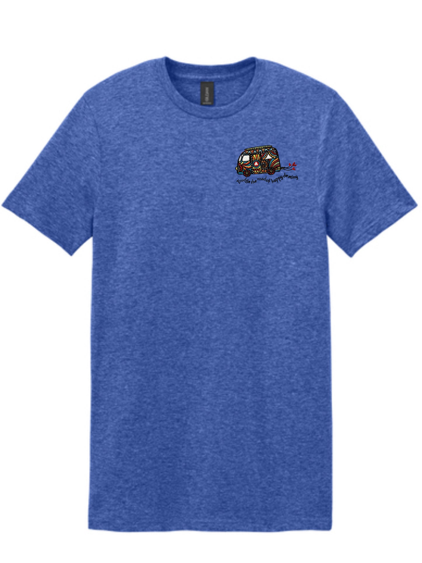 “Trudge The Road Of Happy Destiny” Embroidered Design