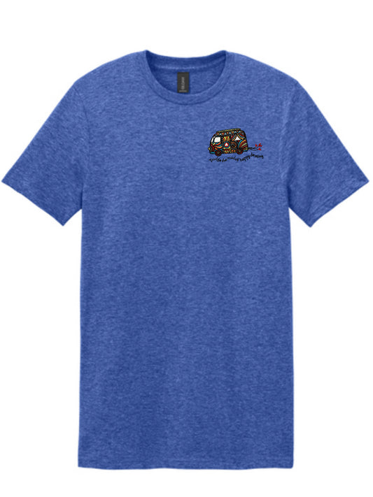 “Trudge The Road Of Happy Destiny” Embroidered Design