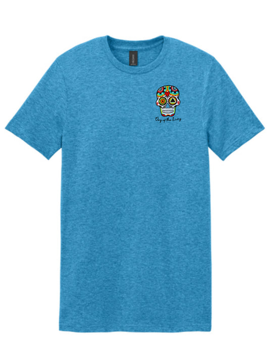 “Day Of The Living” Sugar Skull Embroidered Design