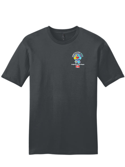 Charcoal Embroidered Logo T-Shirt - International Convention 2025!