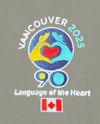 Smoke Embroidered Logo T-Shirt - International Convention 2025!