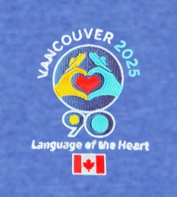 Heather Royal Embroidered Logo T-Shirt - International Convention 2025!