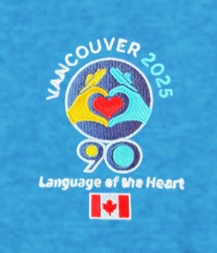 Heather Turquoise Embroidered Logo T-Shirt -International Convention 2025!