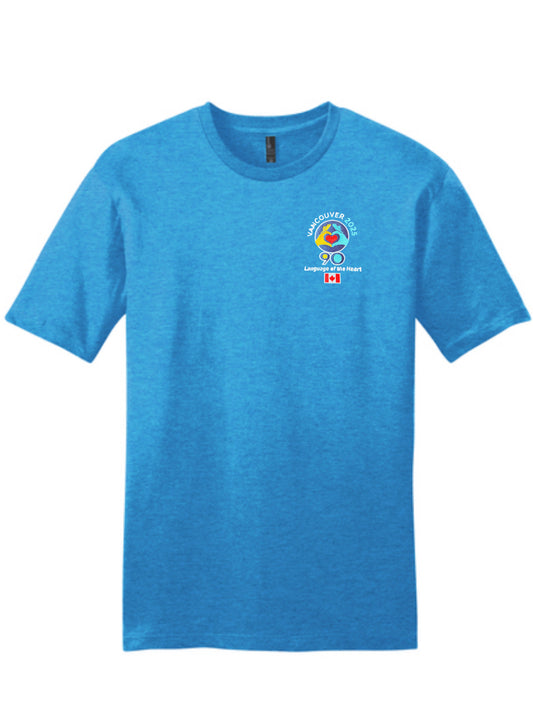 Heather Turquoise Embroidered Logo T-Shirt -International Convention 2025!
