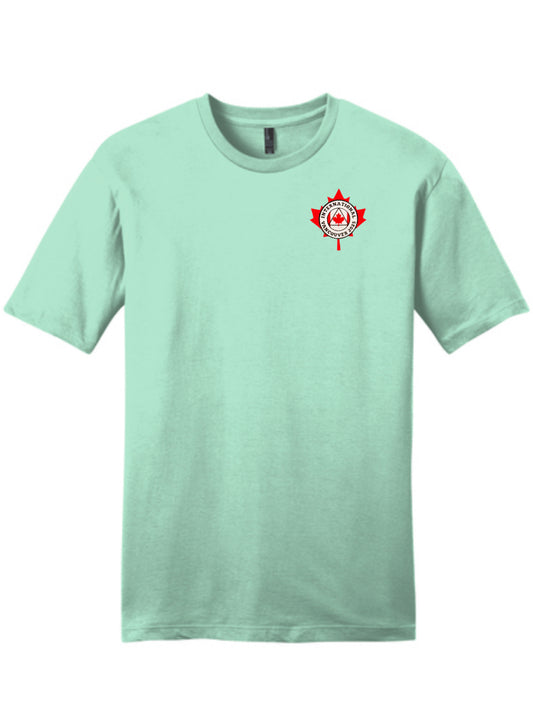 Mint Embroidered Maple Leaf T-Shirt - International Convention 2025!