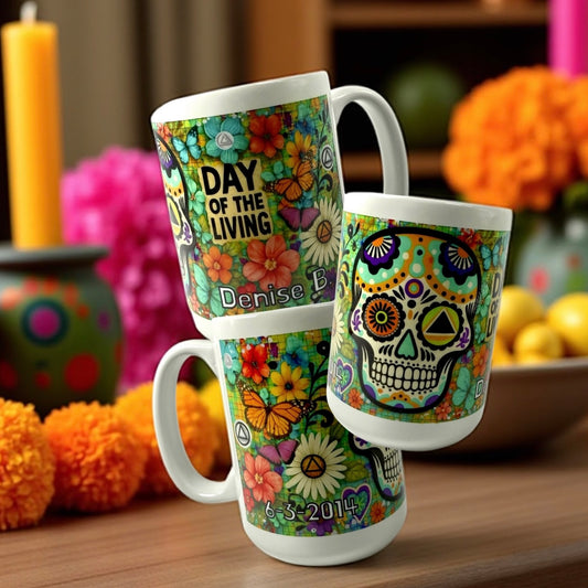 Personalized Day Of The Living! Mug