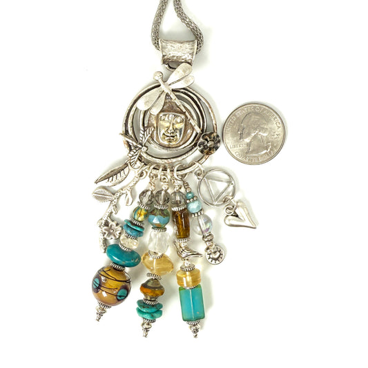 Blown Glass & Turquoise Treasure