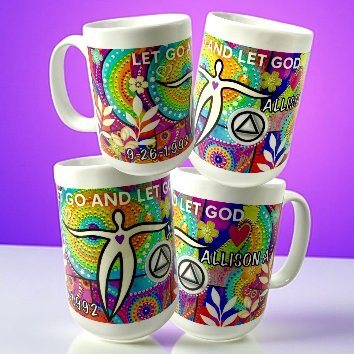 Personalized Let Go & Let God Mug