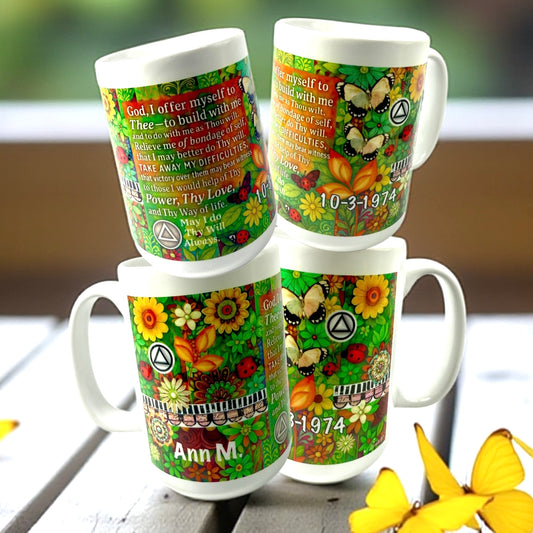 Personalized 3RD Step Prayer Mug