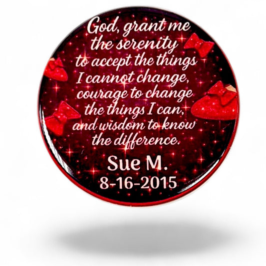 Personalized There’s No place Like Home Medallion