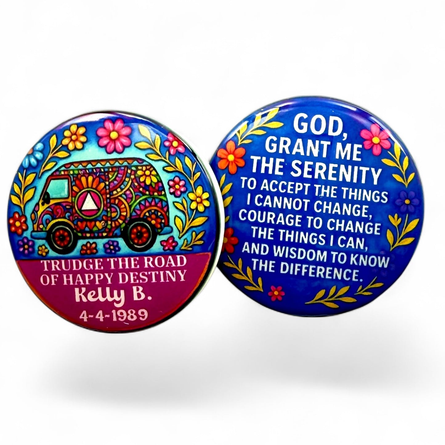 Personalized Trudge the Road Medallion