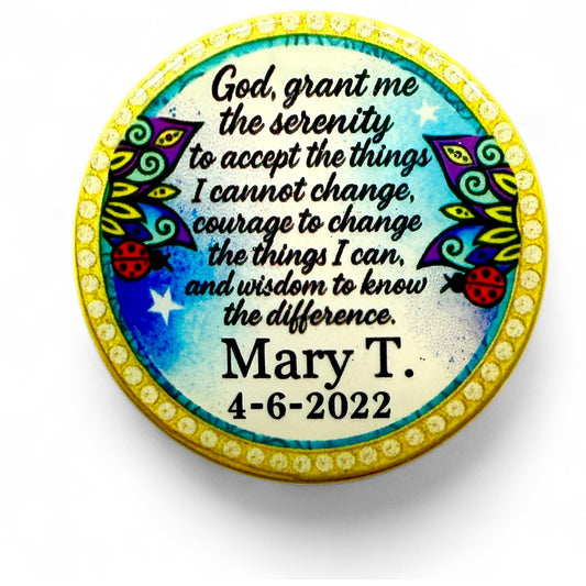 Personalized Awaken Within Medallion