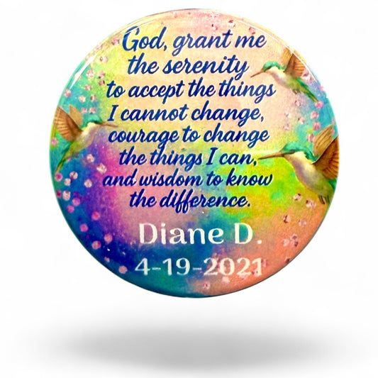 Personalized By The Grace Of God Medallion