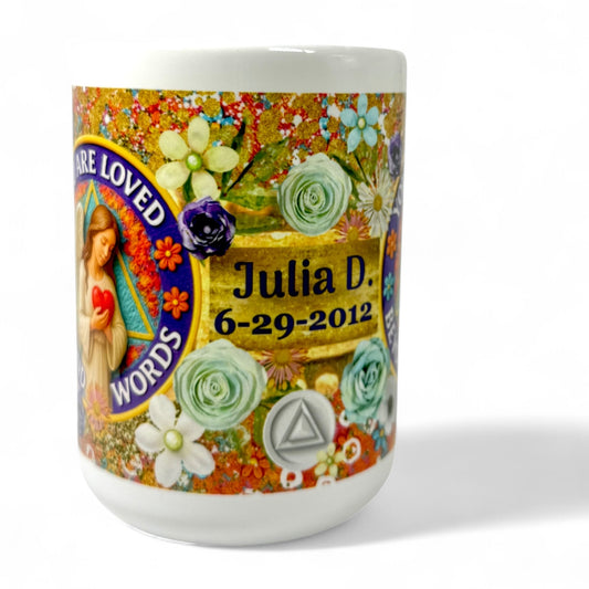 Personalized You Are Loved Beyond Words Mug