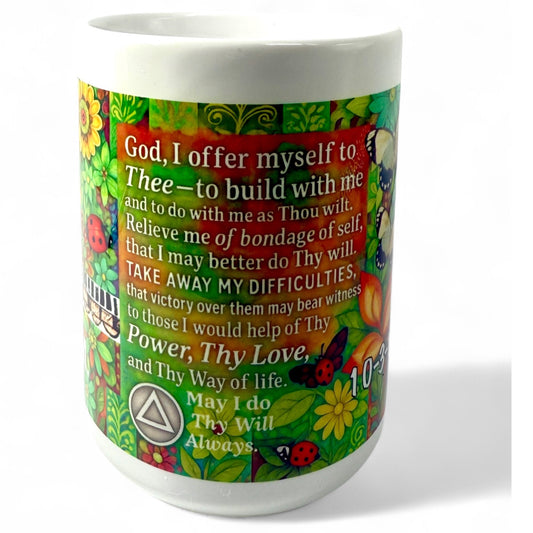 Personalized 3RD Step Prayer Mug