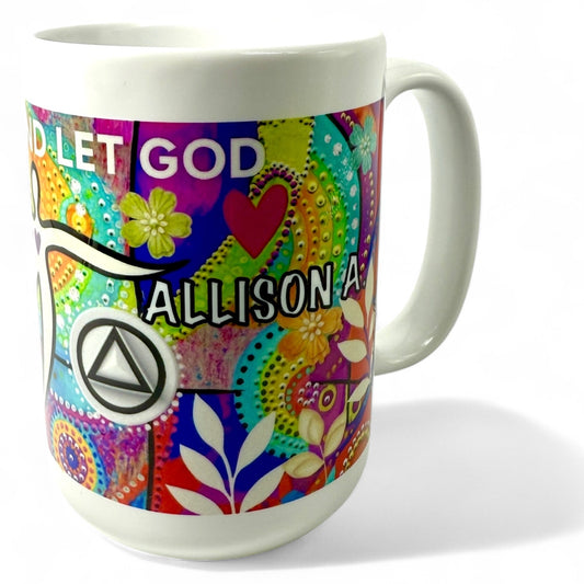 Personalized Let Go & Let God Mug