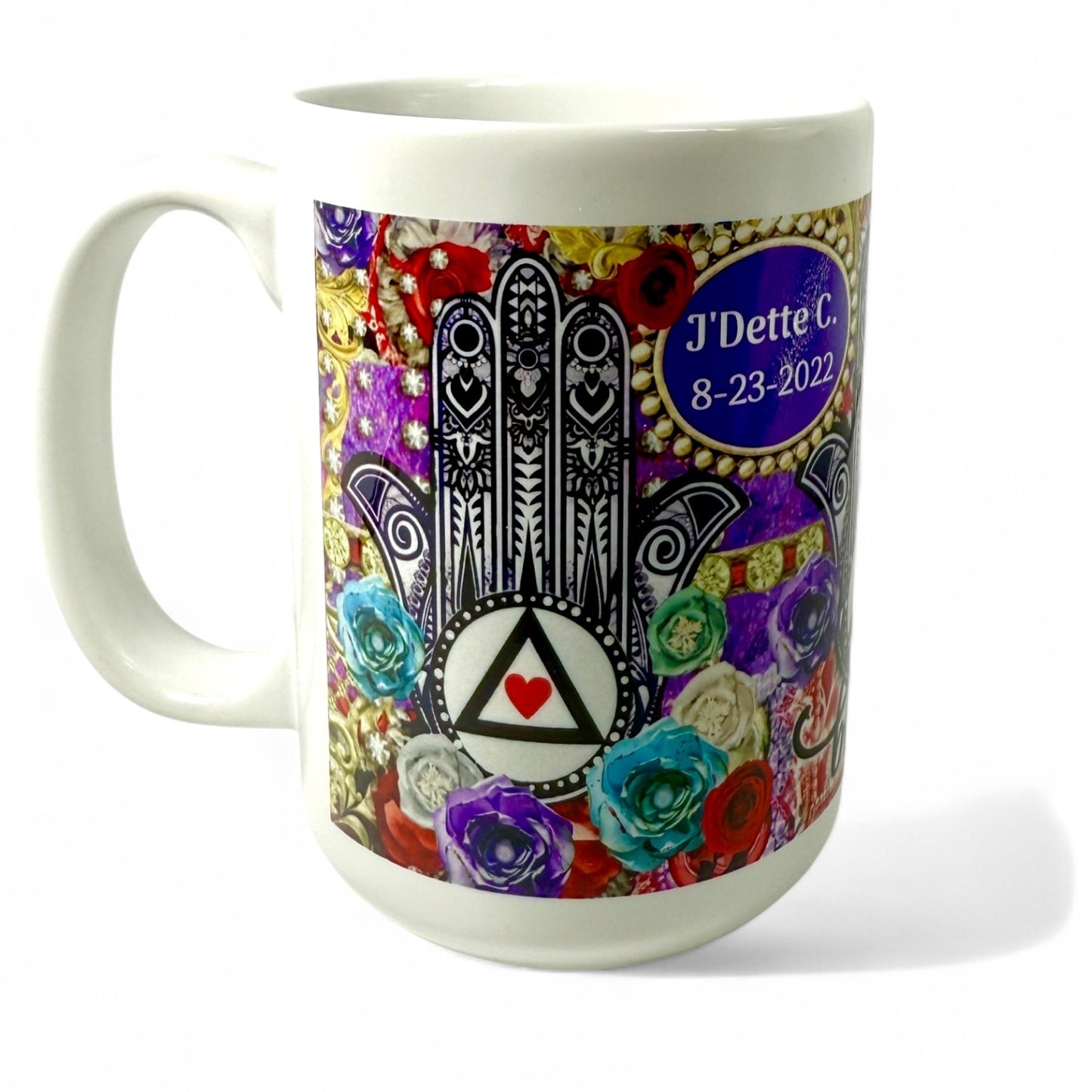 Personalized Blessed Helping Hand Mug
