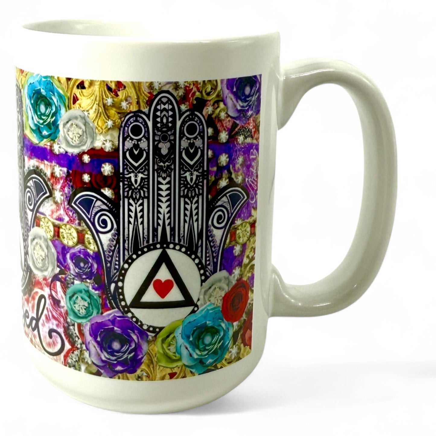 Personalized Blessed Helping Hand Mug