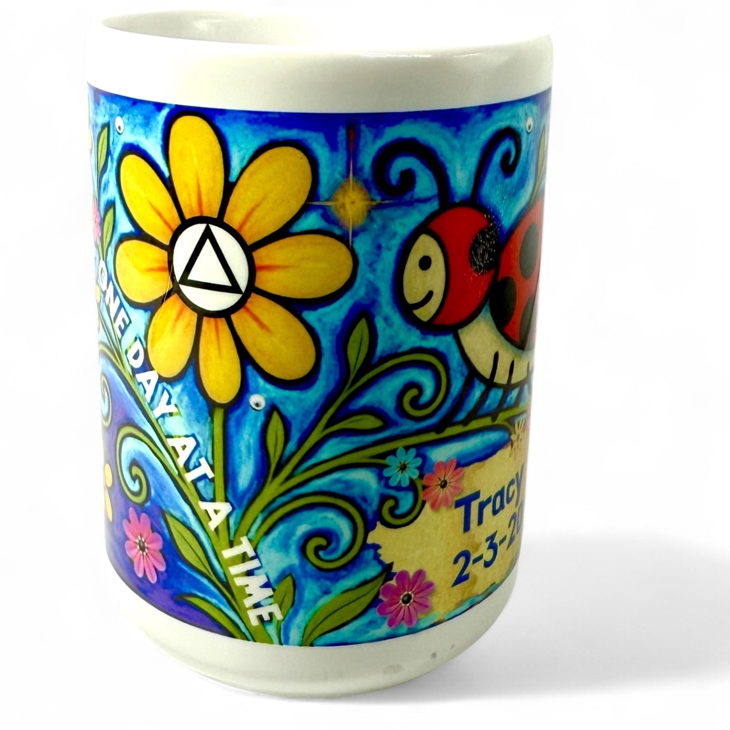 Personalized One Day At a time Mug