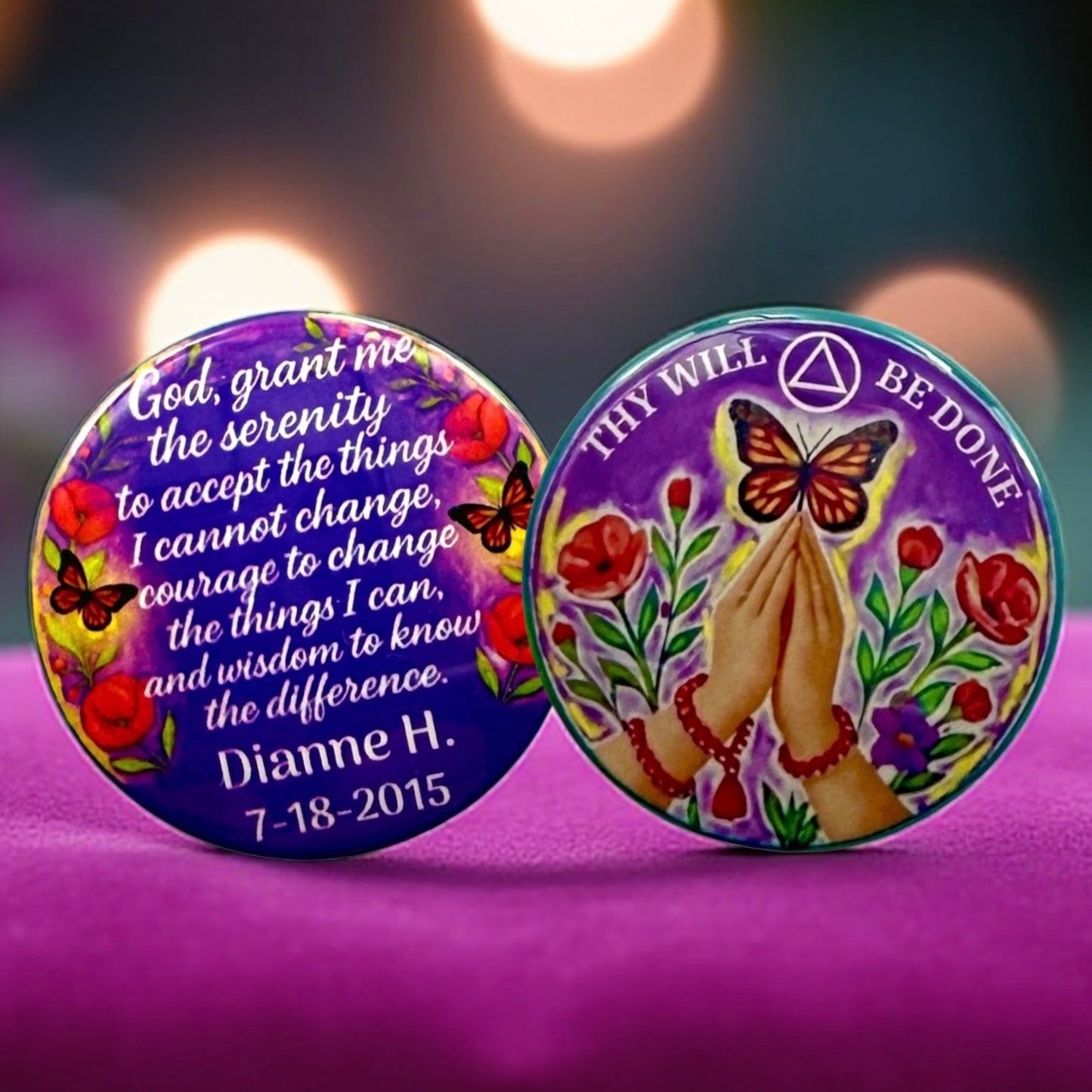 Personalized Thy Will Be Done Medallion