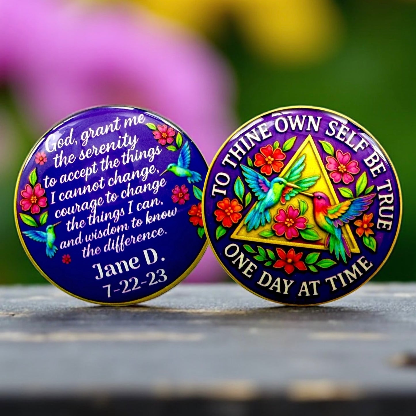 Personalized To Thine Own Self Be True Medallion