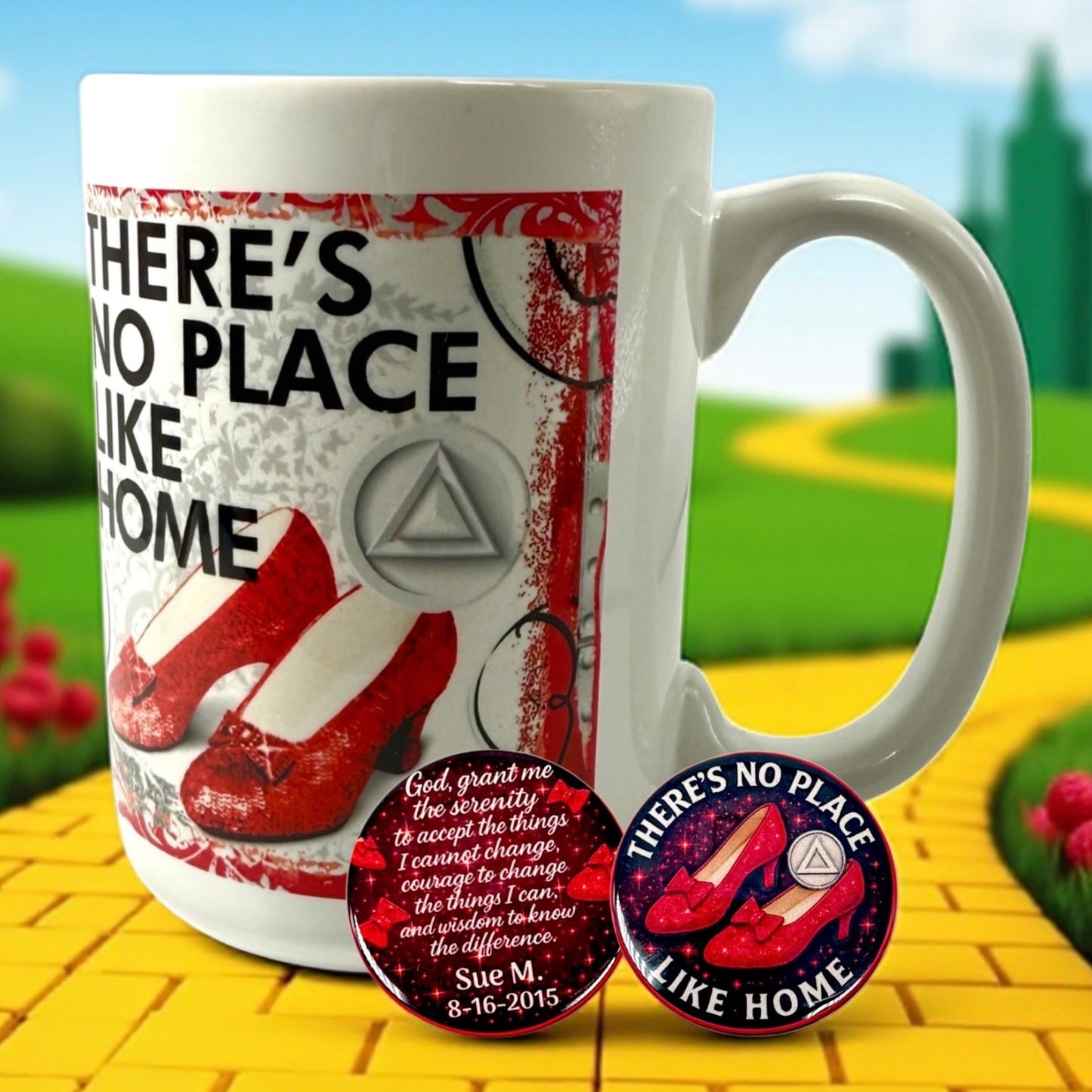 Personalized There’s No Place Like Home Mug