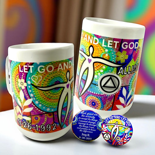 Personalized Let Go & Let God Mug