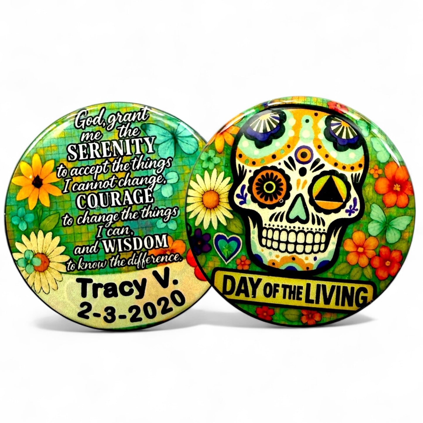 Personalized Day Of The Living Medallion