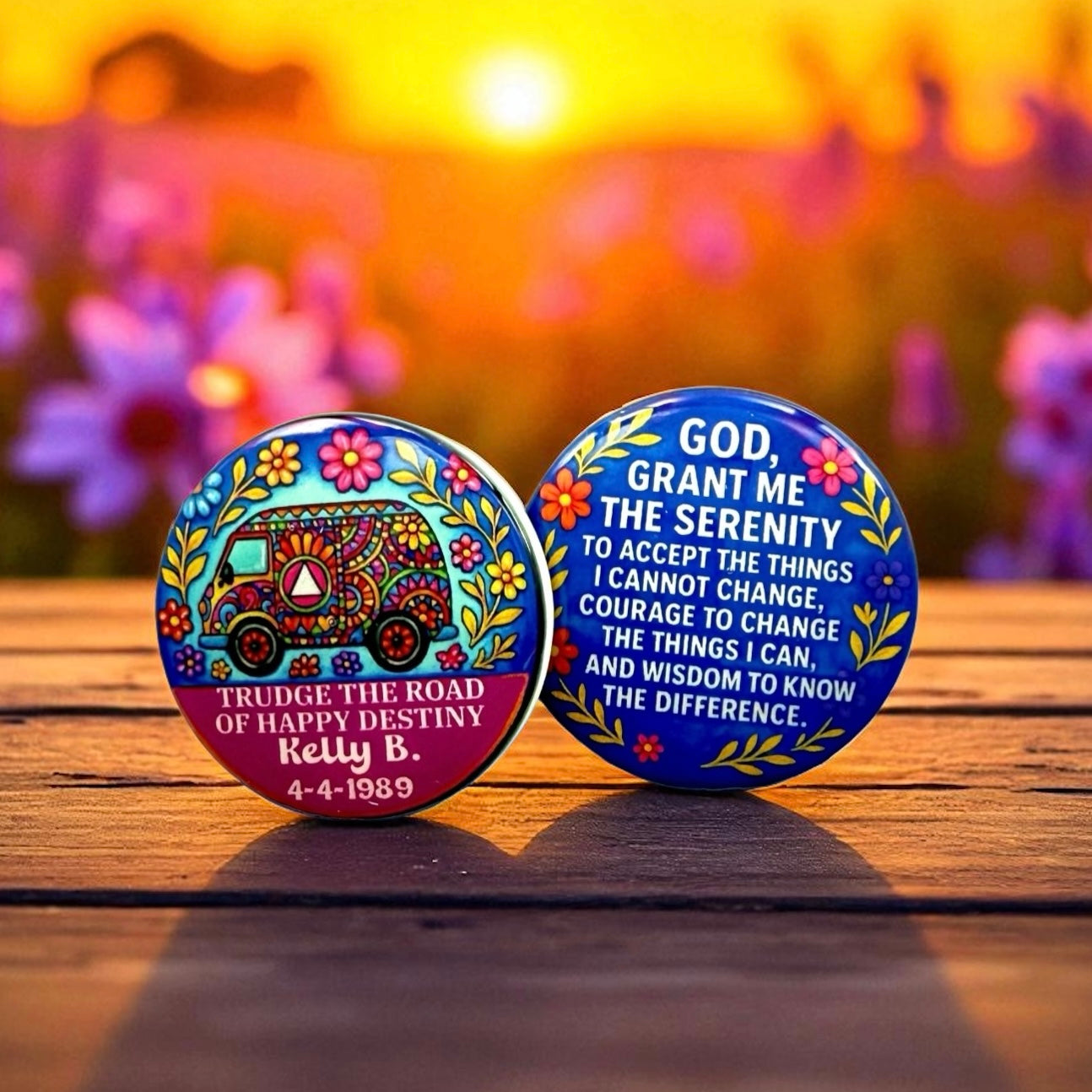Personalized Trudge the Road Medallion