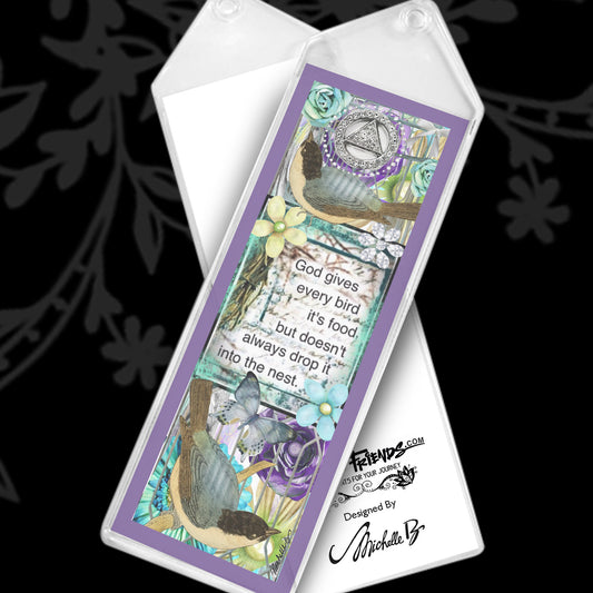 God Gives Every Bird it’s Food - Greeting Card and Bookmark