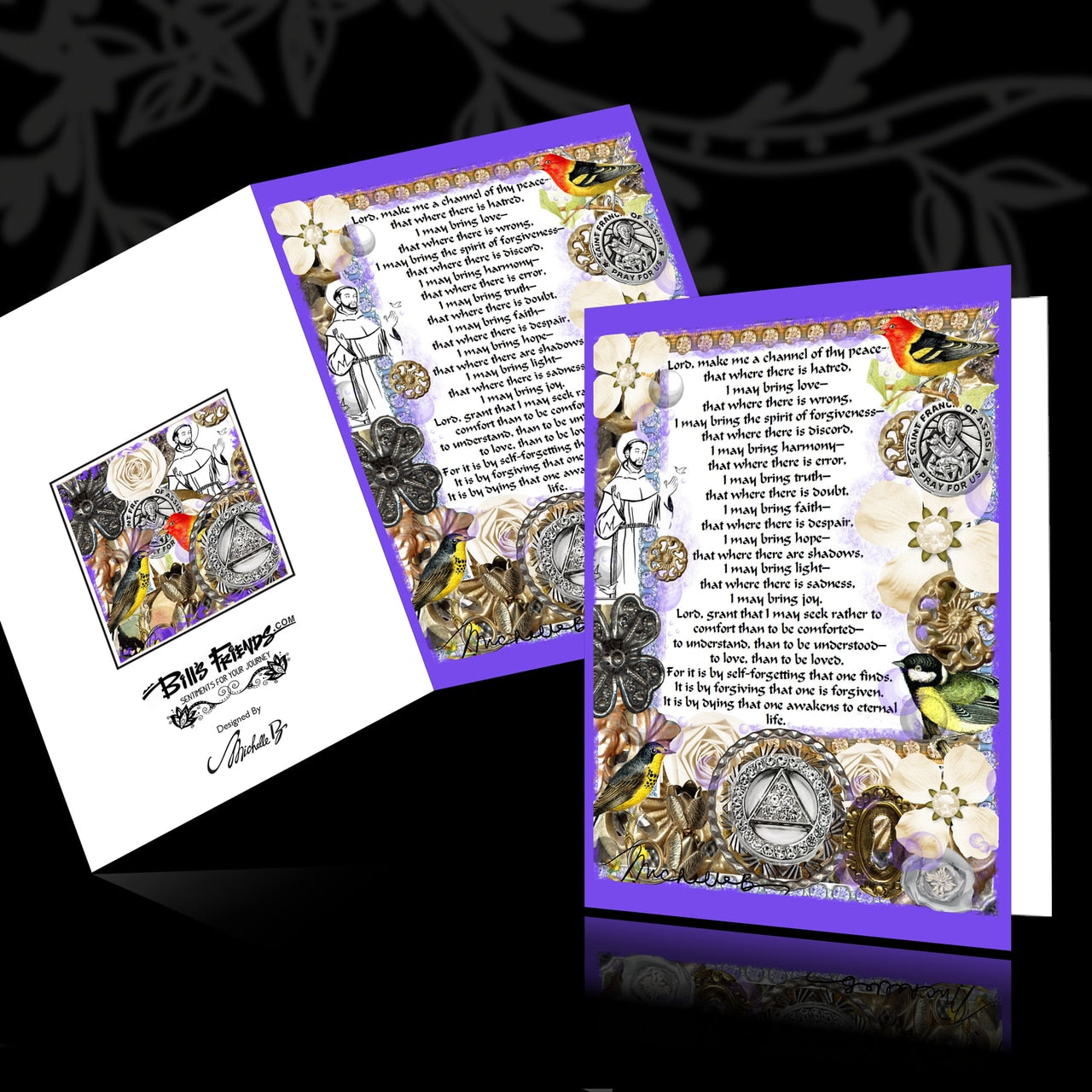 At. Francis Greeting Card