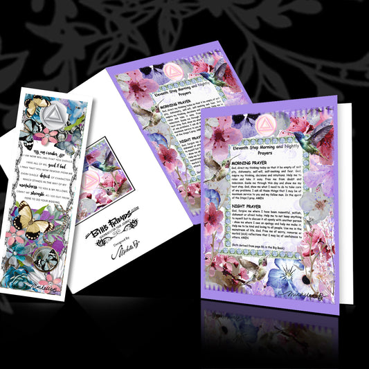 Morning and Night Prayers - Greeting and Bookmark