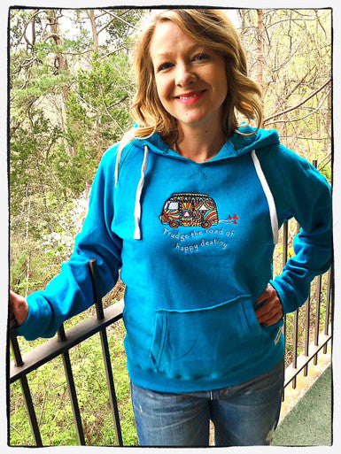 Trudge the Road Hoodie - Teal