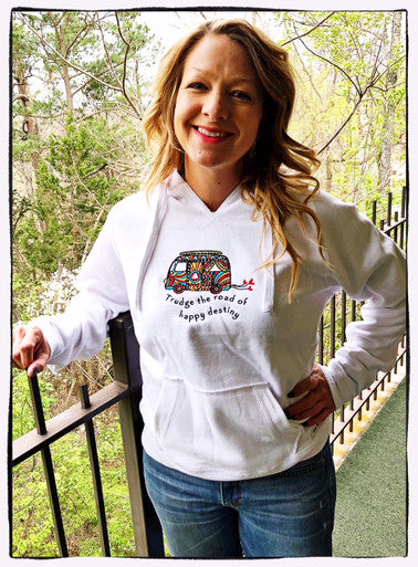 Trudge the Road Hoodie - White