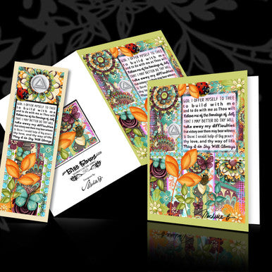 3rd Step Prayer - Greeting Card and Bookmark