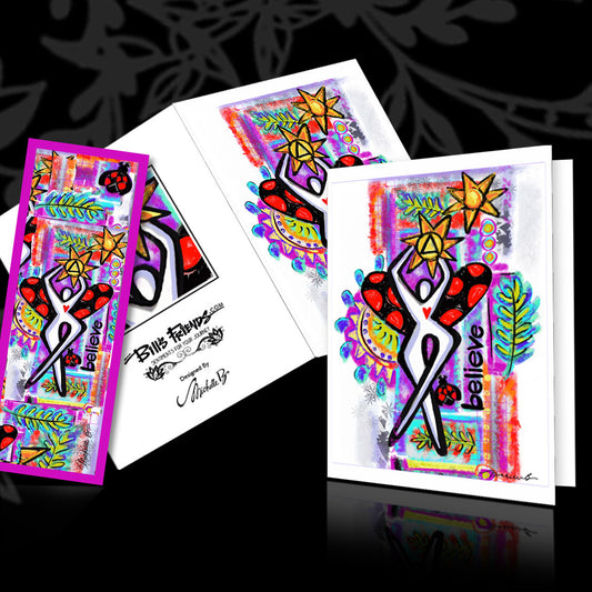 Greeting Card and Bookmark Combo Available - $7