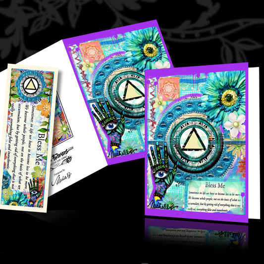 Bless Me - Greeting Card and Bookmark