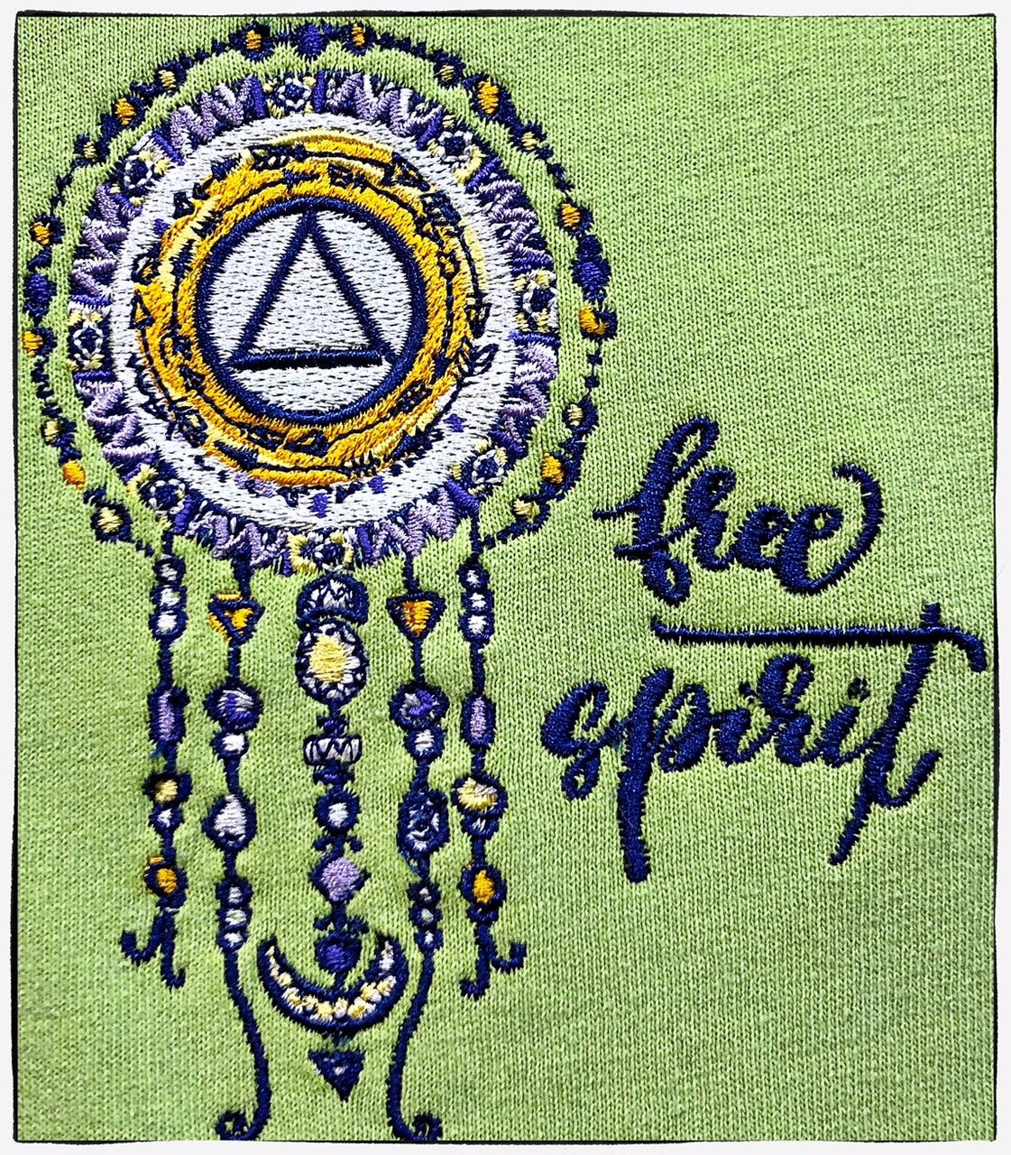 Embroidered Tshirt - Free Spirit