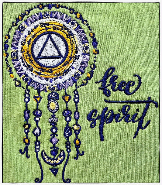 Embroidered Tshirt - Free Spirit