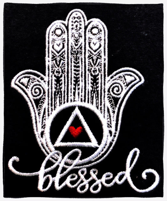 Embroidered Tshirt - Blessed