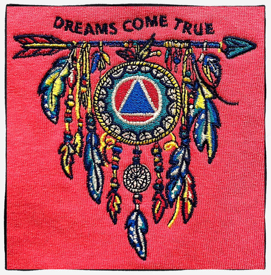 Embroidered Tshirt - Dreams Come True