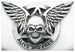 Alive and Free Lapel Pin