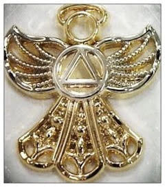 Angel Symbol Lapel Pin