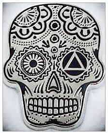 Sugar Skull Lapel Pin