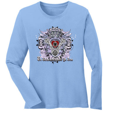 To Thine Own Self Be True Long Sleeve Blue Tee. New!